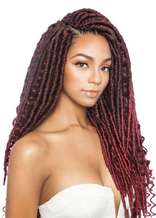 18 Inches Faux Loc Dreadlocks / Handmade/ Dreadlocks wig/Faux Loc Extension/ Crochet Braids