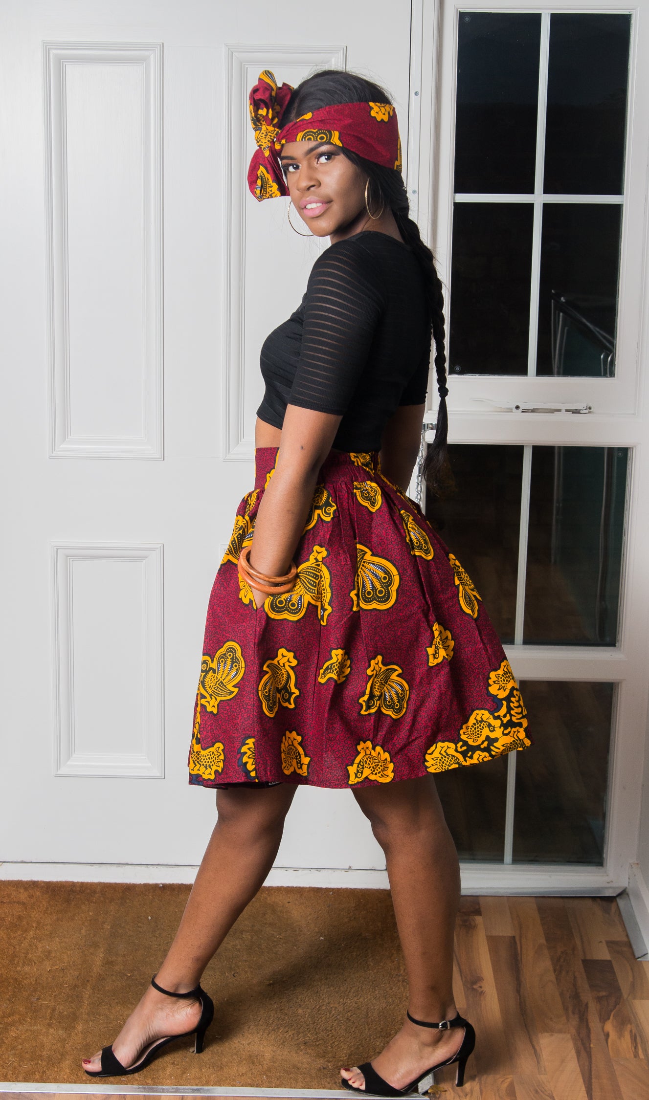 Jessica African Midi Skirt-HouseOfSarah14