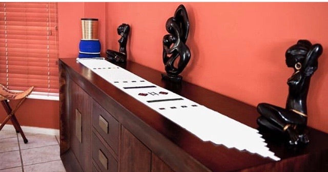 Zulu Handmade Beaded Table Runner| Handmade Table Runner| African Table Runner