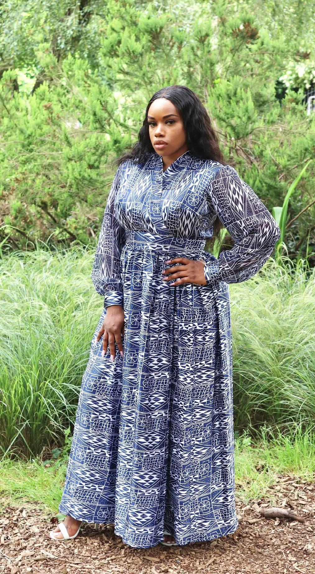 Magni Ndop Silk Maxi Dress