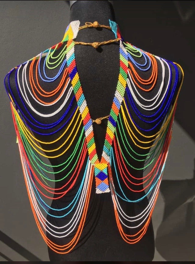 Zulu full beaded vest