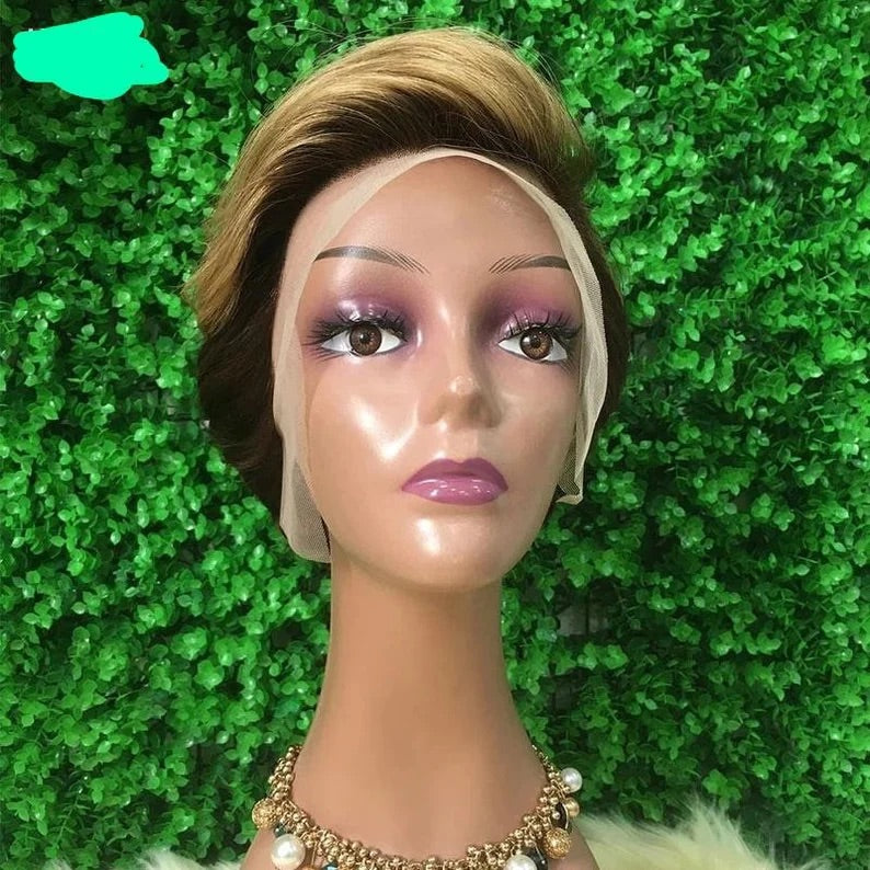 Human Hair Pixie Cut Wig