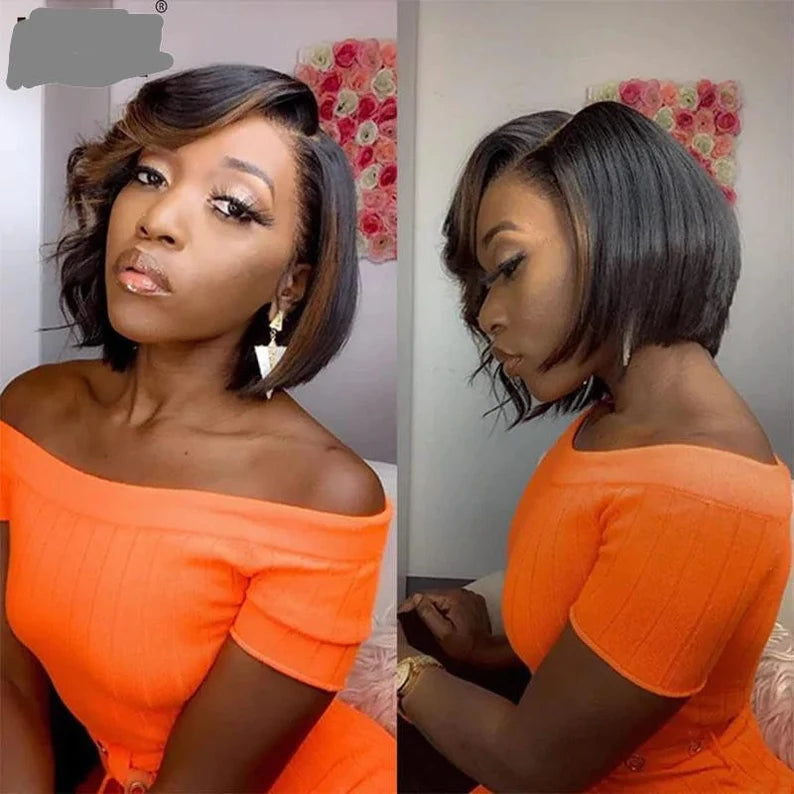 Highlight Honey Blonde Bob Body Wave Wig