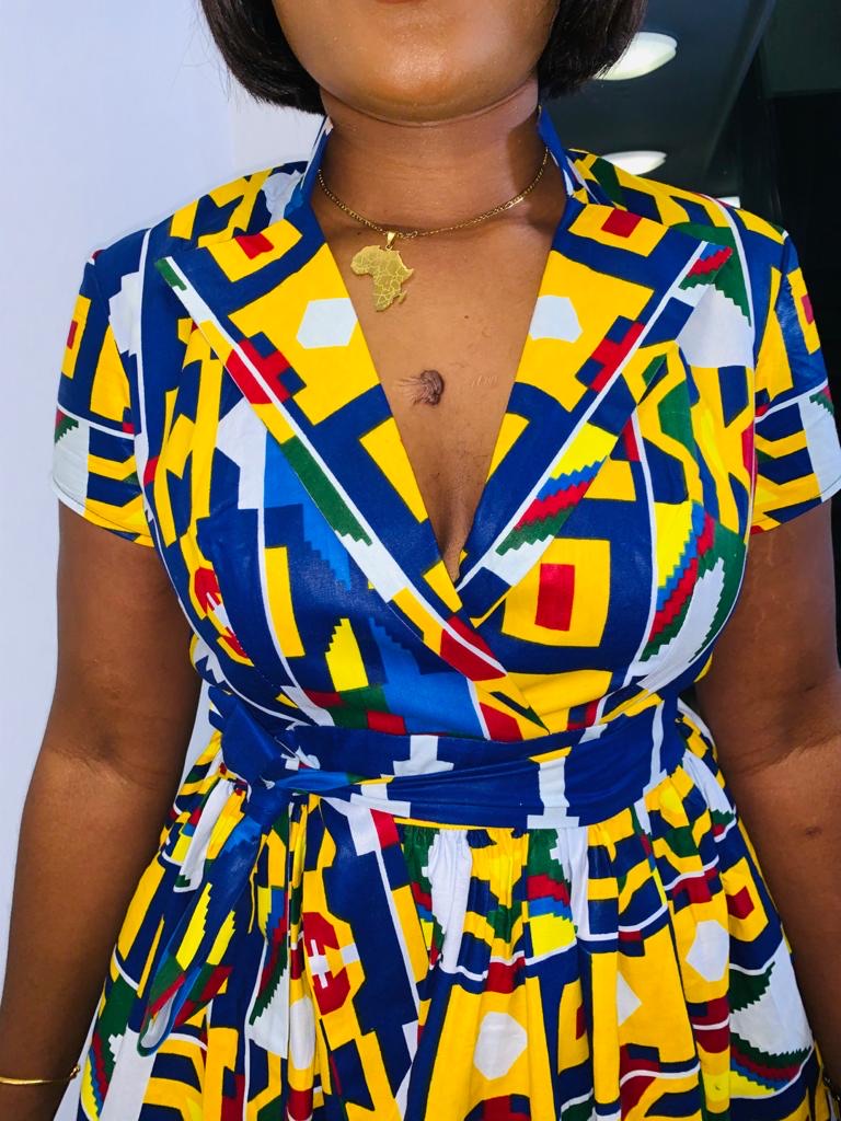 Hosanna African Kente Dress