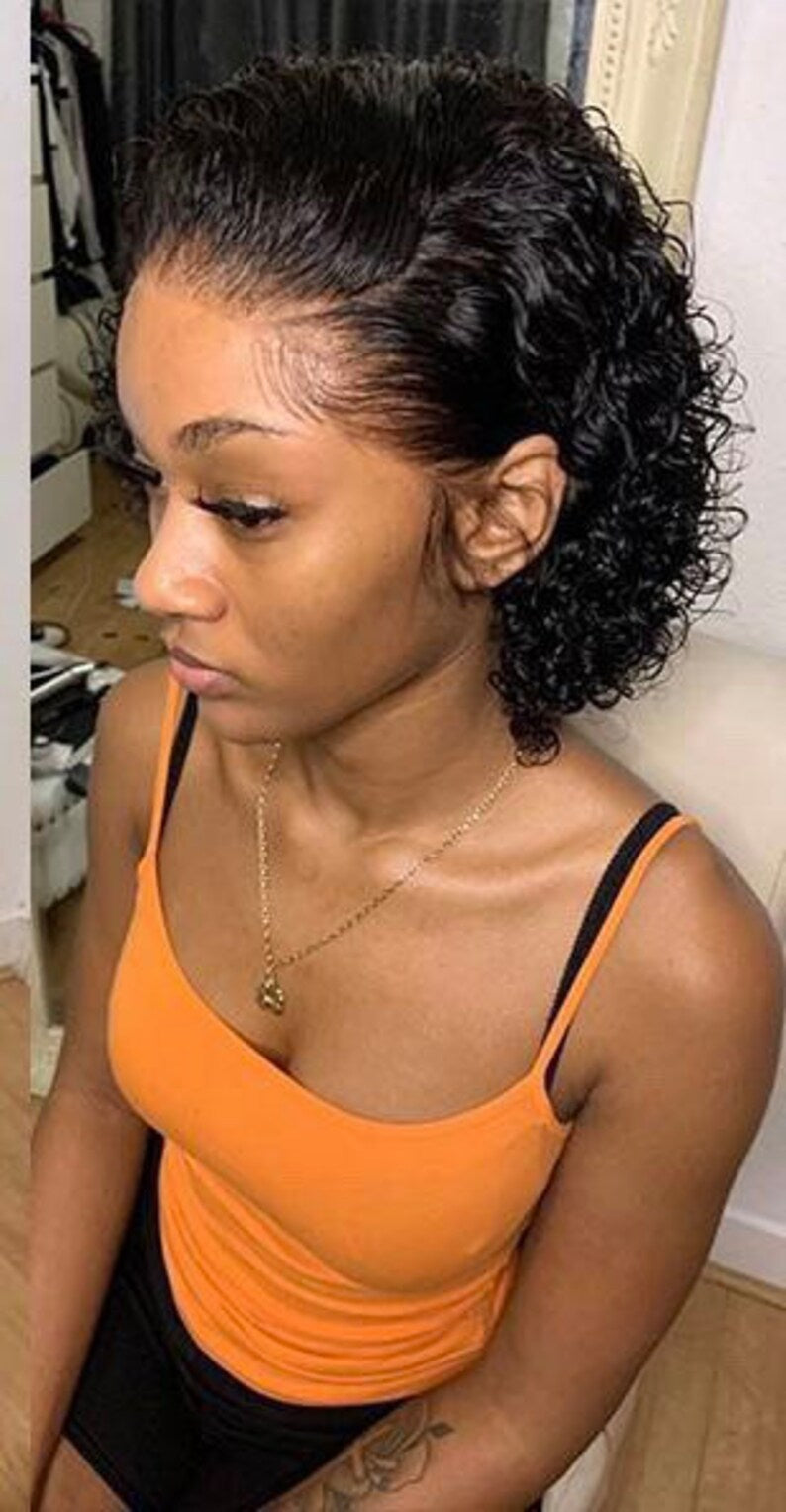 Human Hair Pixie Cut Wig