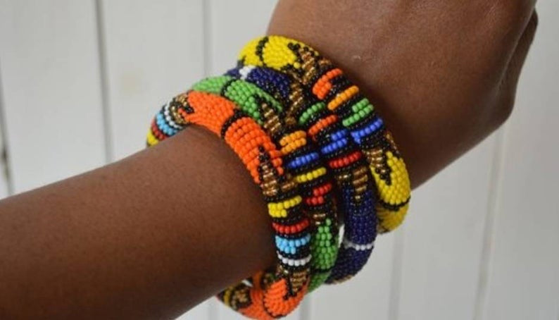 Beaded Cluster Bangles