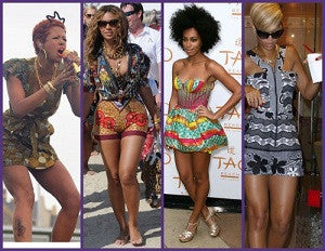 Celebrities who wear African Prints