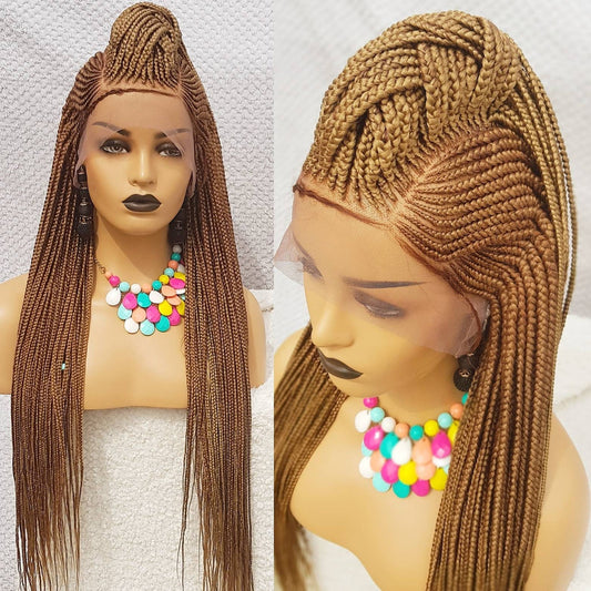 Full lace Wig Conrow Braids Wig