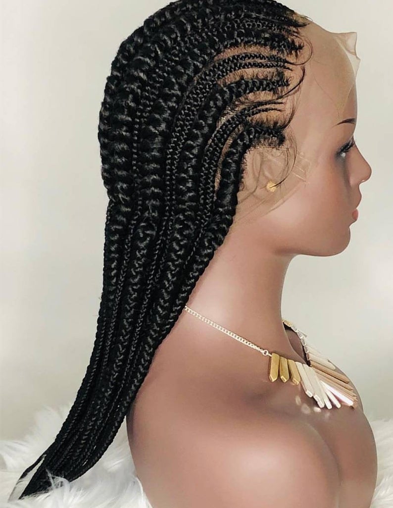 Braided 360 clearance wigs