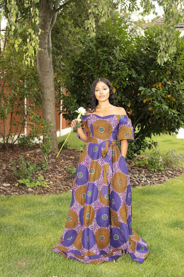 Anissa African Print Maxi Dress – HouseOfSarah14