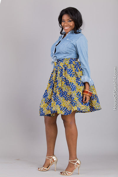 Astou AFrican Midi Skirt - HouseOfSarah14