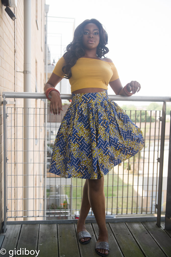 Astou AFrican Midi Skirt