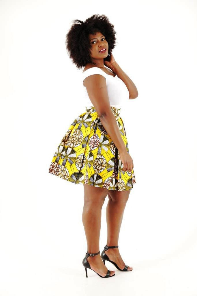 Emma African Midi Skirt - HouseOfSarah14