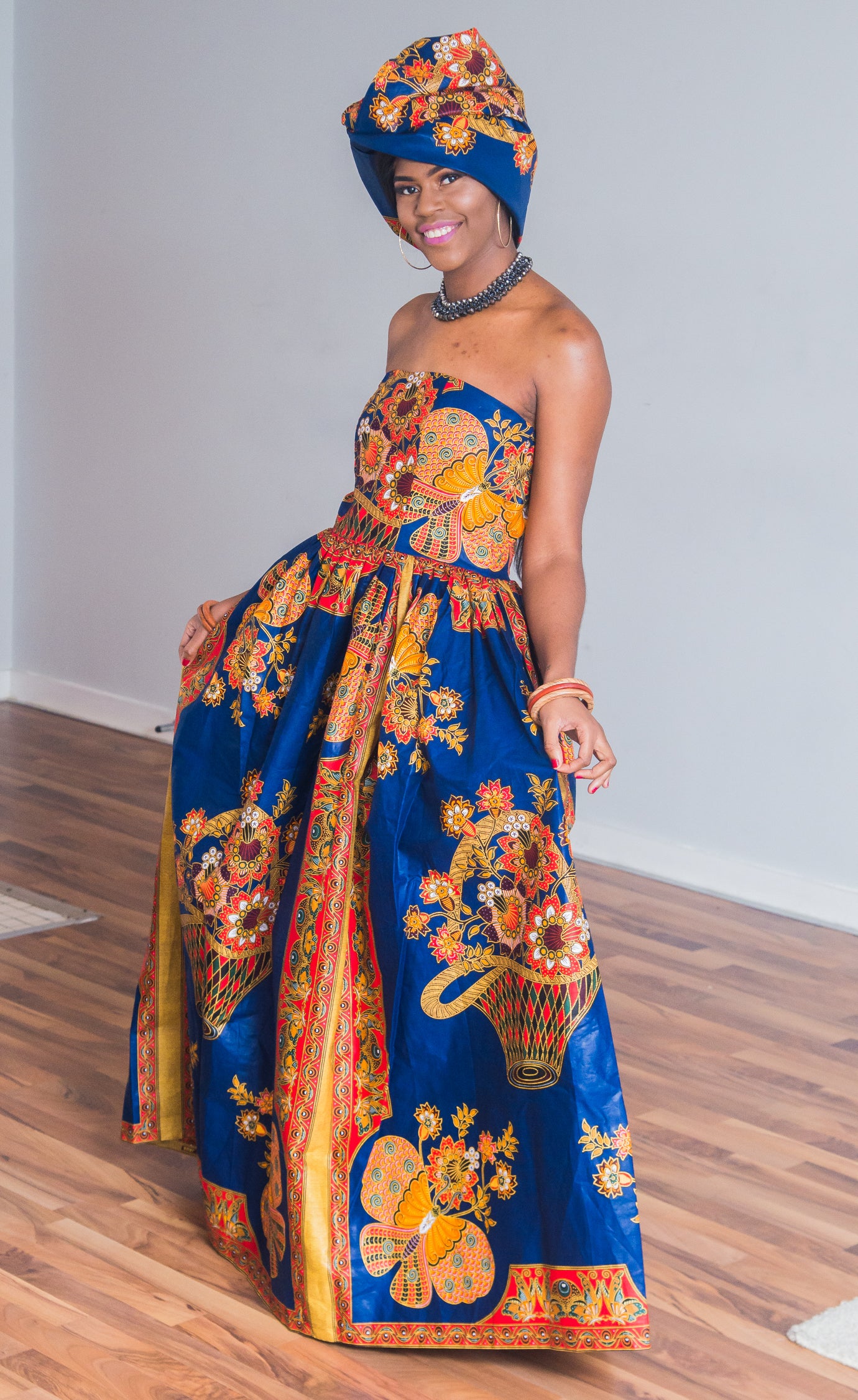 Bamenda African Maxi Dress-HouseOfSarah14