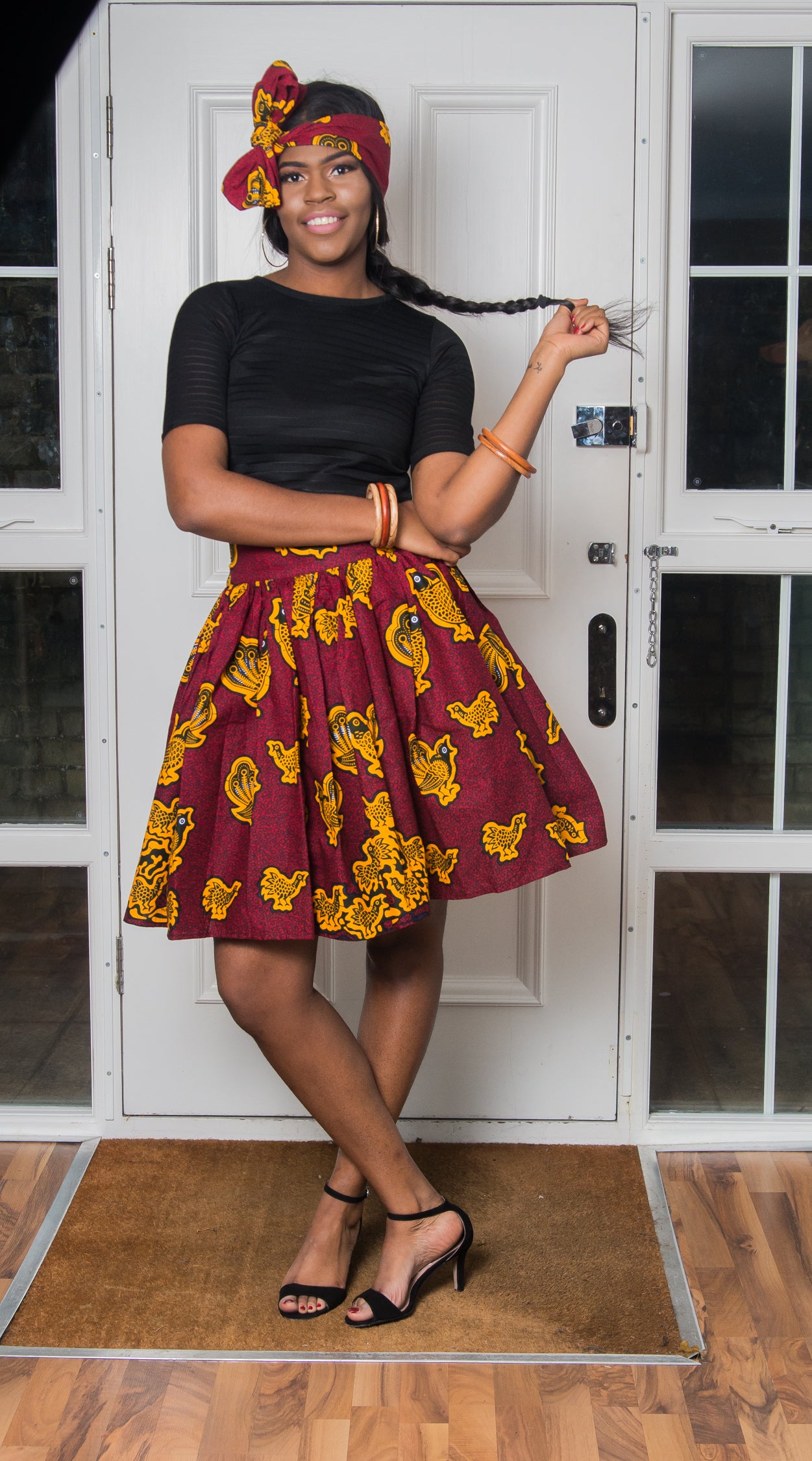 Jessica African Midi Skirt-HouseOfSarah14