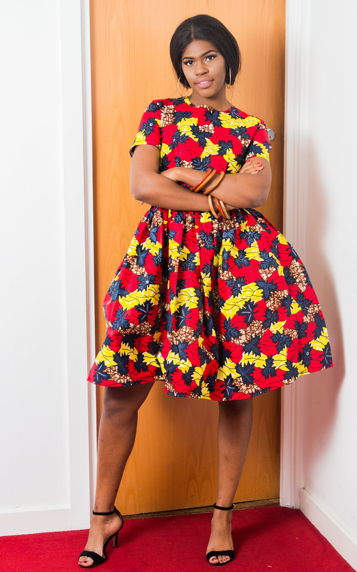Rumba African Midi Dress