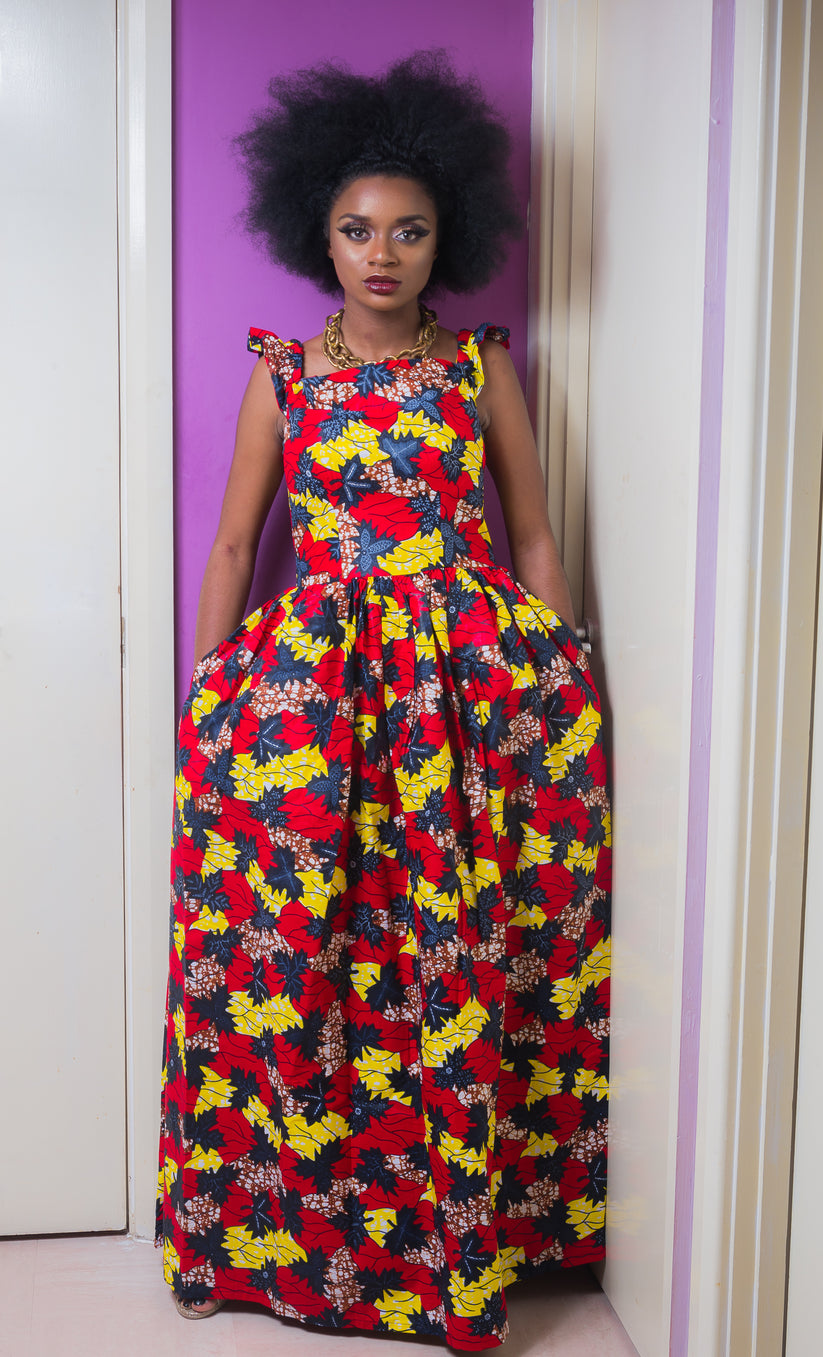 Neomi African Maxi Dress – HouseOfSarah14