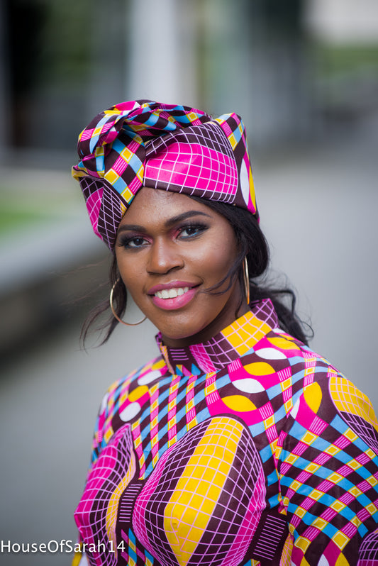 Mouna African Print Headwrap