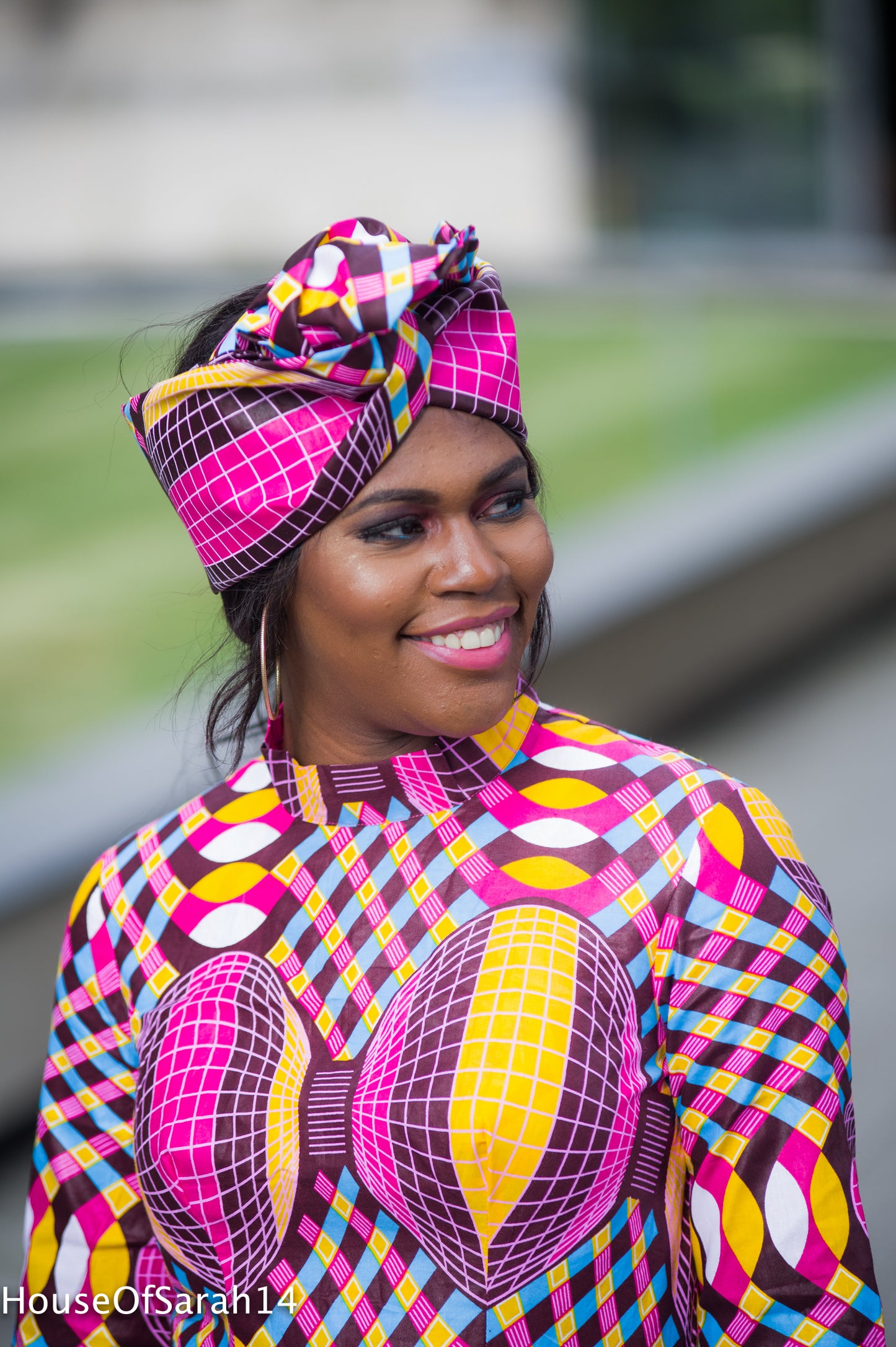 Mouna African Print Headwrap