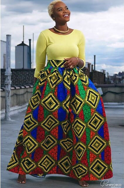 Sunshine African Maxi Skirt - HouseOfSarah14