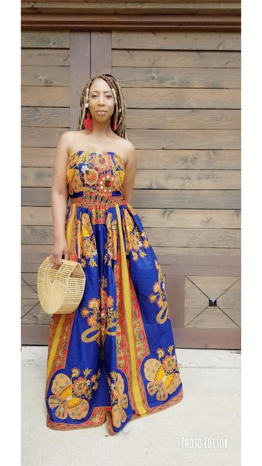 Bamenda African Maxi Dress