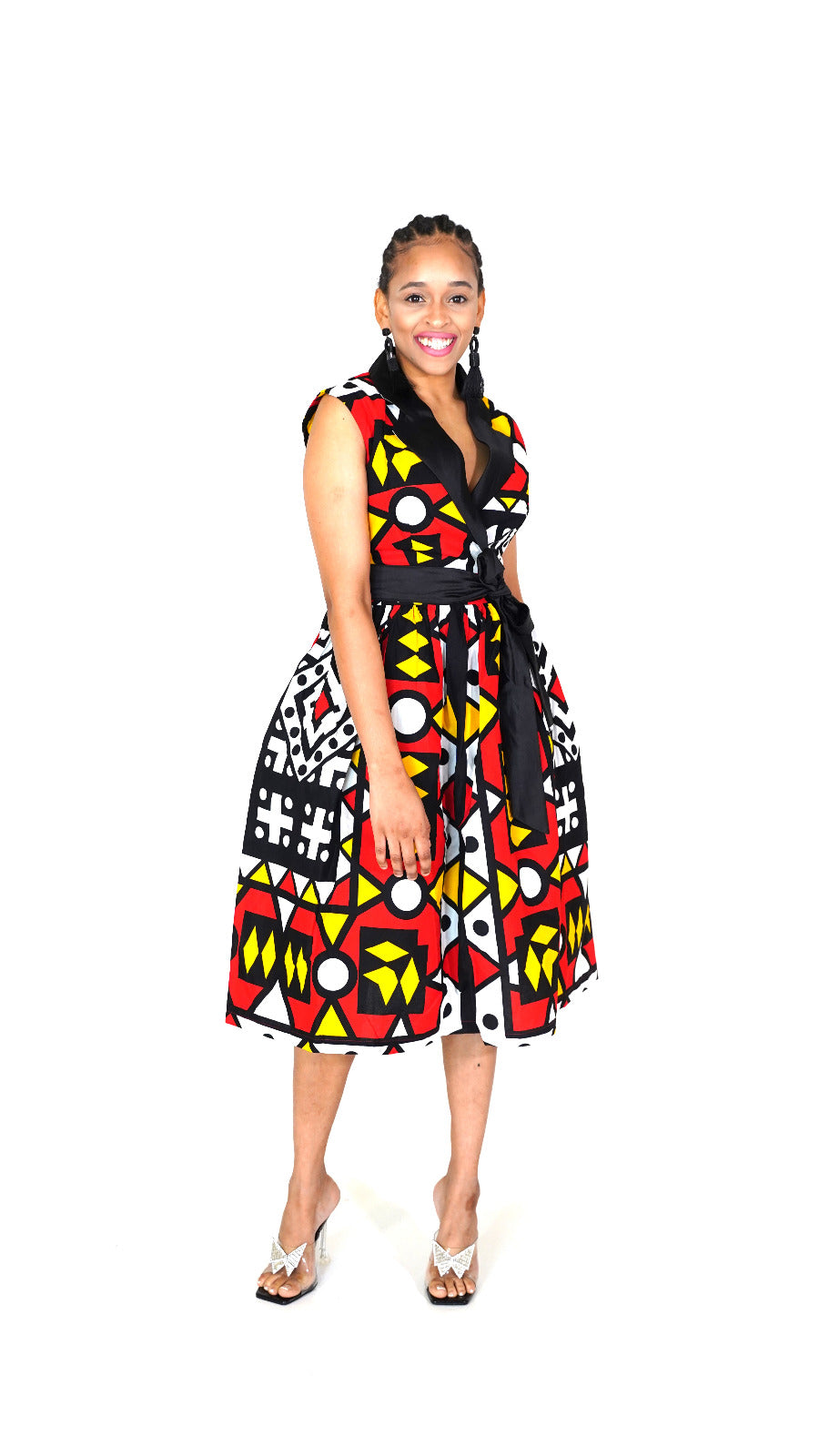 Rita African Dress Midi Dress