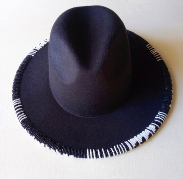 RIM Beaded Fedora Hat