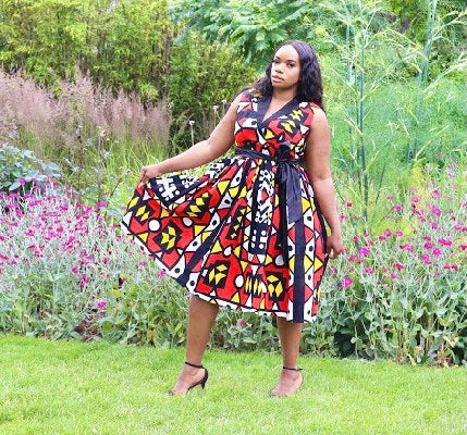 Rita African Dress Midi Dress