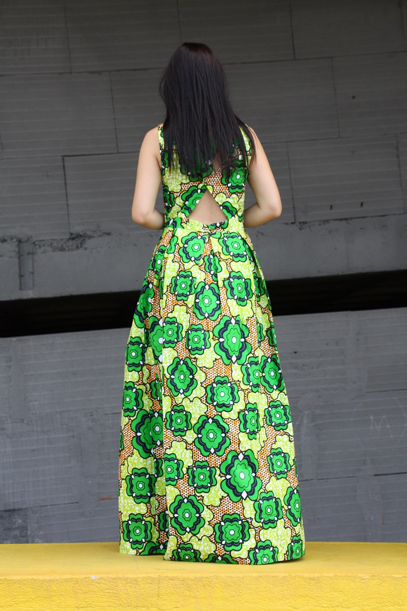 Rosetta African Maxi Dress
